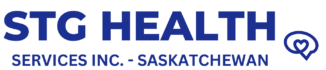 STG Health logo branch logos with little logo 2024 SK em